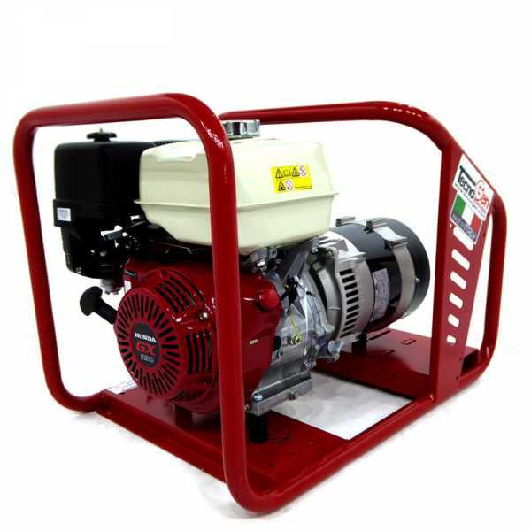 Generador eléctrico 5,2 kW monofásico TecnoGen H8000, Honda GX 390, alternador italiano