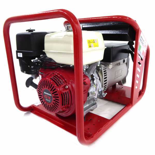 Generador eléctrico 5,4 kW trifásico TecnoGen H8000T, Honda GX 390, alternador italiano