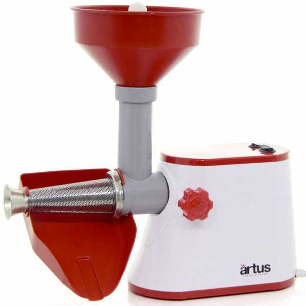 Trituradora de tomate eléctrica ARTUS S15, para hacer puré de tomate, potencia motor de 250 W en venta