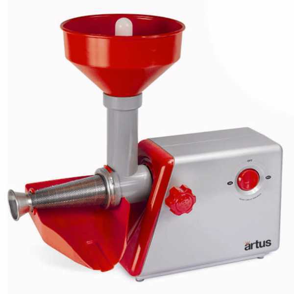 Trituradora de tomate eléctrico ARTUS S25, para hacer puré de tomate, potencia motor de 385 W en venta