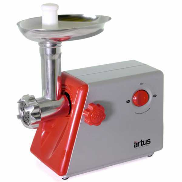 Picadora de carne eléctrica ARTUS T25 con doble sentido de rotación, potencia motor 385 W en venta