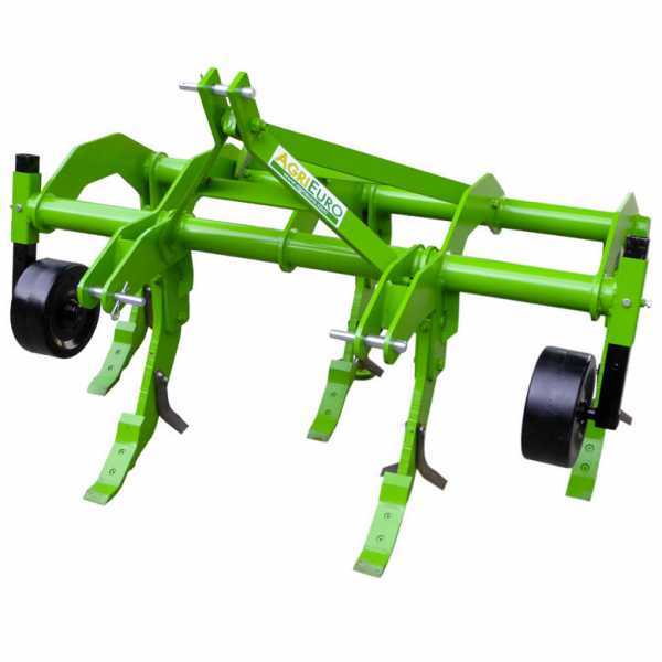 Subsolador agrícola para tractor AgriEuro serie 170 Standard de 5 púas - Con ruedas de acero en venta