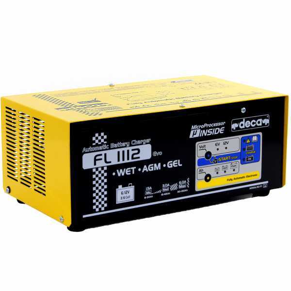 Deca FL 1112 - Cargador de batería de coche y moto - electrónico - monofásico - para baterías 6-12V en venta