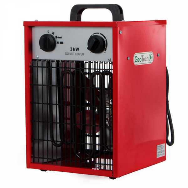 Generador de aire caliente eléctrico GeoTech EH 300 S con ventilador, monofásico en venta