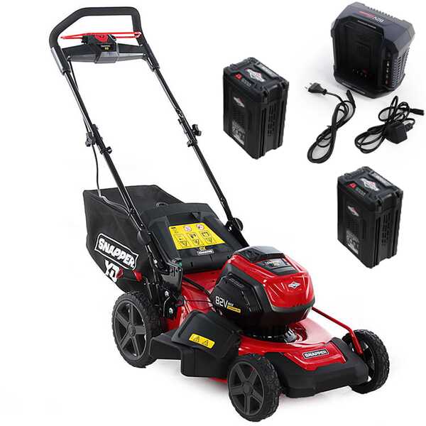 Snapper ESXD19PWM82K - Cortacésped de batería - 2x82V/2Ah - Corte 46 cm