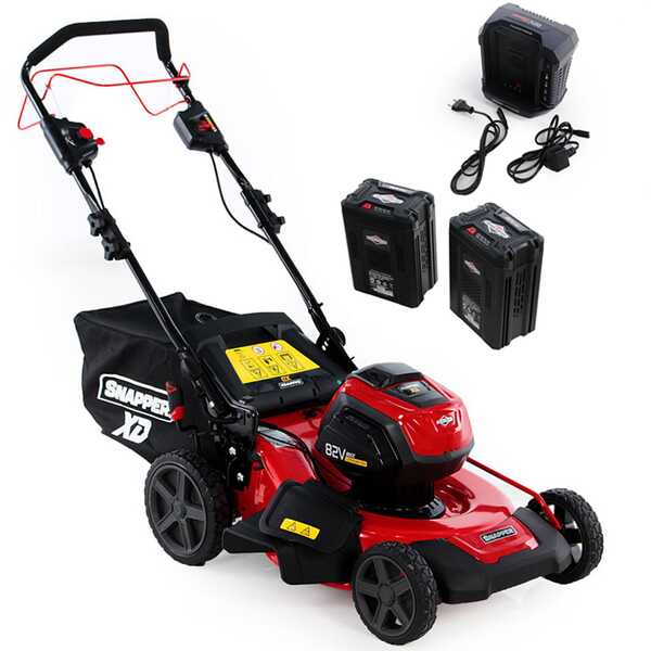Snapper ESXD21SPWM82K - Cortacésped de batería autopropulsado - 2x82V/2Ah - Corte 51 cm