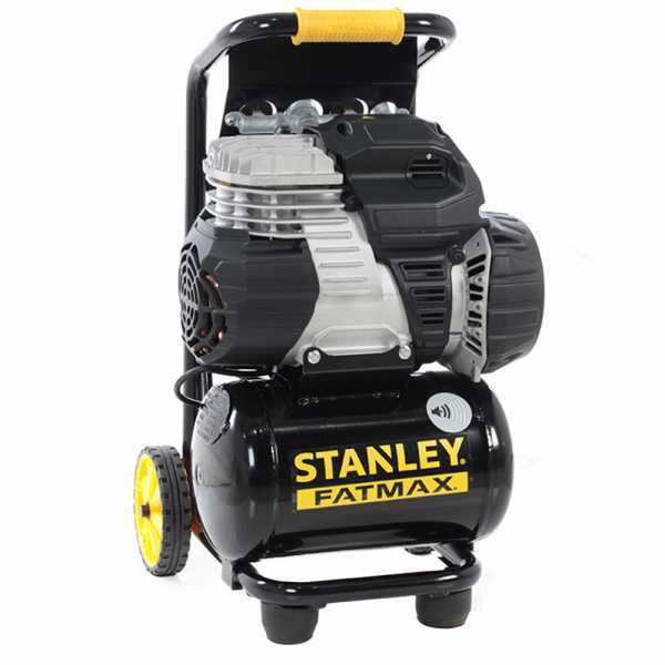 Stanley Sil Air 244/10 PCM - Compresor de aire eléctrico vertical - 1.5 HP - 10 l sin aceite - Silencioso en venta