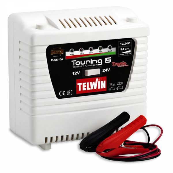 Telwin Touring 15 - Cargador de batería - batería de 12 e 24 V - señalación con Led de la carga en venta