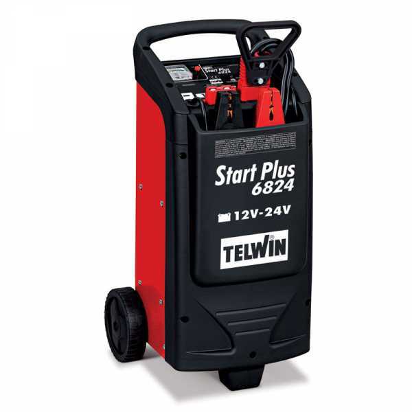 Telwin Start Plus 6824 - Arrancador de batería - batería 24V y 12V - cargador de batería incluído en venta