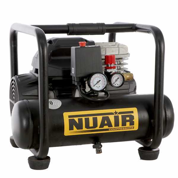 Nuair SIL 244/6 - Compresor de aire eléctrico portátil - Motor 1.5 HP - 6 l sin aceite en venta
