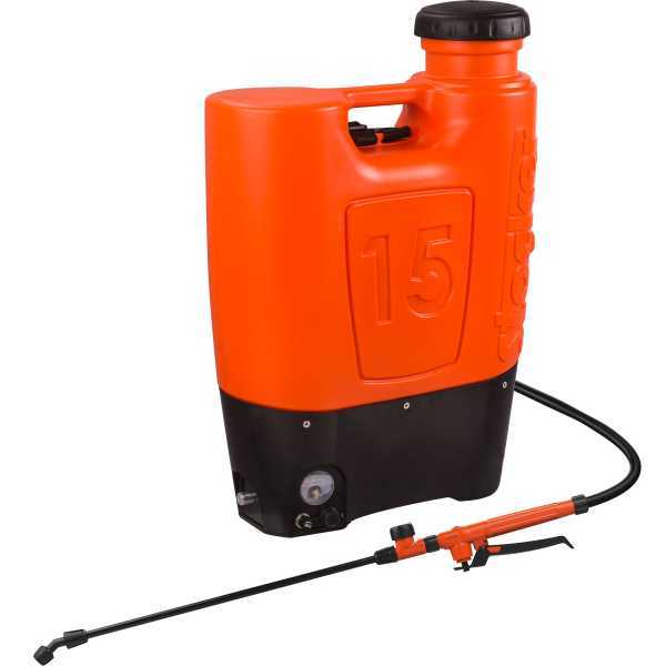 Pulverizador de mochila eléctrico Stocker - Batería de litio - Depósito 15L - máx 5 bar en venta