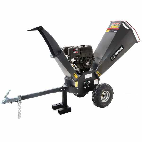BlackStone BC 1500 BSE - Biotrituradora de gasolina profesional - Motor B&S XR2100 de 13.5 HP