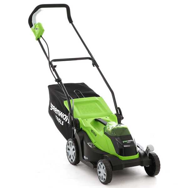 Cortacésped eléctrico de batería Greenworks G40LM35 40V - cm 35 - Batería 4 Ah