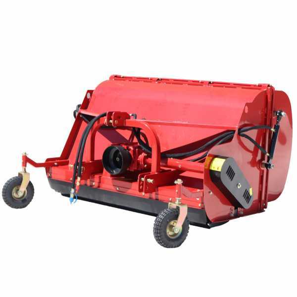 Trituradora de hierba para tractor GeoTech Pro CFL160 con recogedor