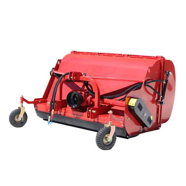 Trituradora de hierba para tractor GeoTech Pro CFL120 con recogedor