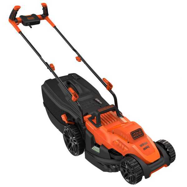 Black & Decker BEMW461BH-QS - Cortacésped eléctrico - 1400 W - Corte de 34 cm