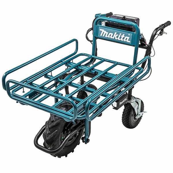 Carretilla eléctrica de ruedas Makita DCU180 con chasis tubular - SIN BATERÍA NI CARGADOR