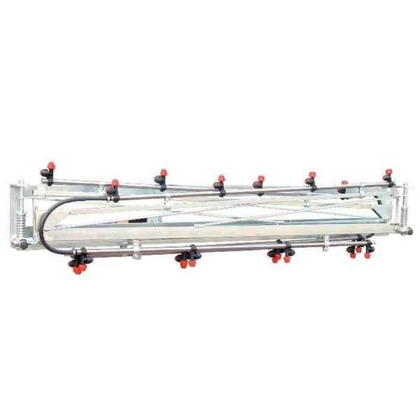 Barra para tratamientos fitosanitarios mecánica de 8 m en acero galvanizado - 16 portaboquillas de membrana en venta
