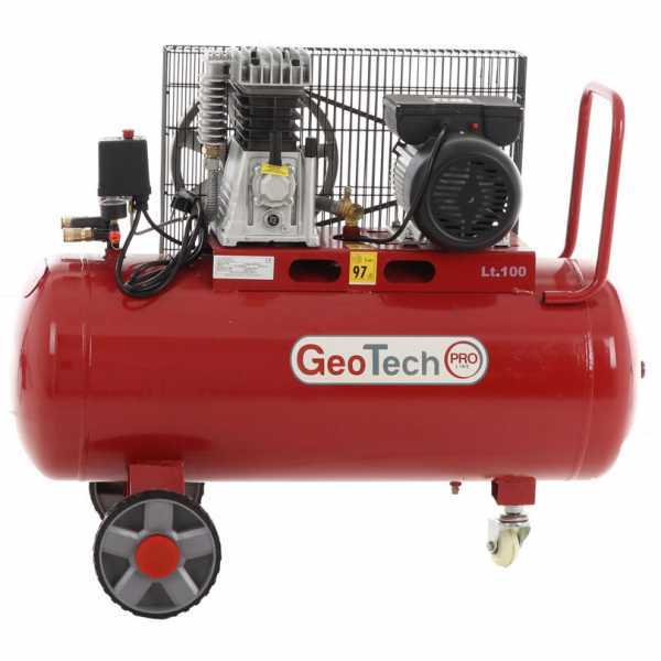 Geotech BACP100-8-2 - Compresor eléctrico de correa - Motor 2 HP - 100 l - potencia 8 bar en venta