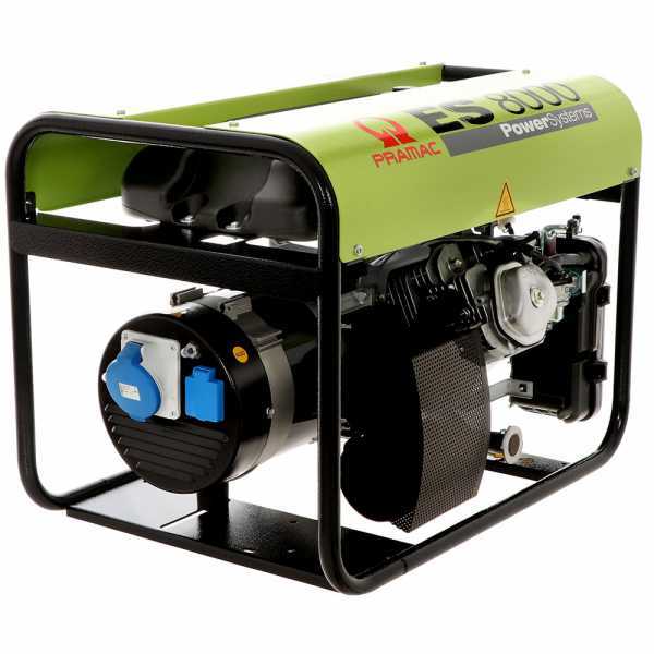 Pramac ES 8000 - Generador de corriente 6.4 kW - Continua 5.4 kW Monofásica