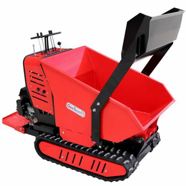 Carretilla de orugas GeoTech Pro Geoporter 550 DHS Hydro - Caja hidráulica dumper 500 kg