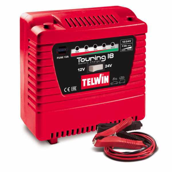 Telwin Touring 18 - Cargador de batería12/24V - baterías de 60 Ah a 180 Ah y da 50 Ah a 115 Ah en venta