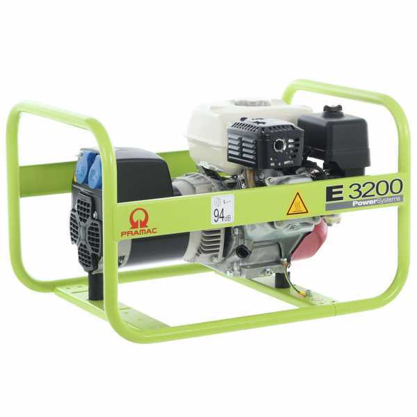 Pramac E 3200 - Generador de corriente 2.6 kW - Continua 2.2 kW Monofásica