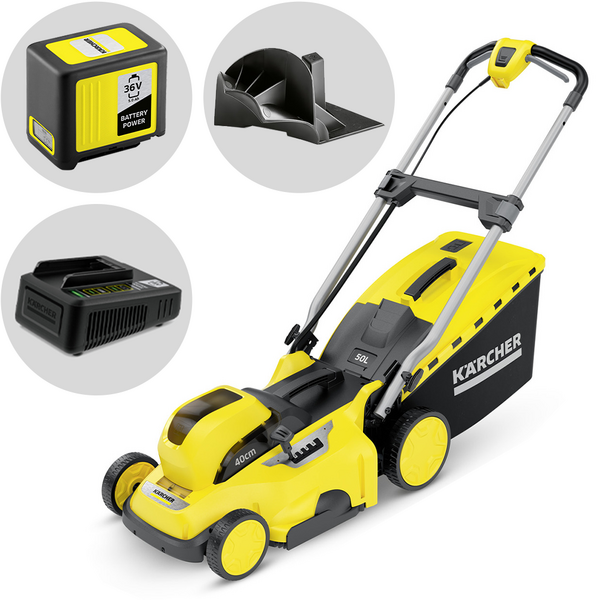 Karcher LMO 36-40 - Cortacésped de batería - 36V 5Ah - Corte de 40 cm