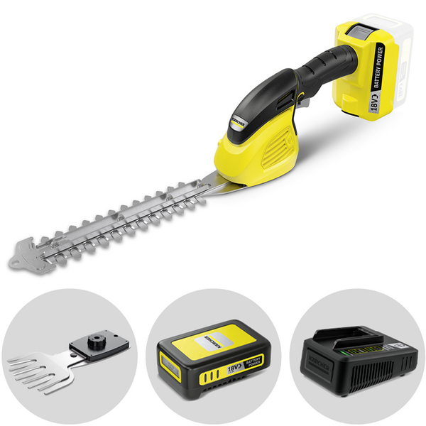 Karcher GSH 18-20 - Tijeras cortacésped de batería - Cortasetos - 18V 2.5Ah