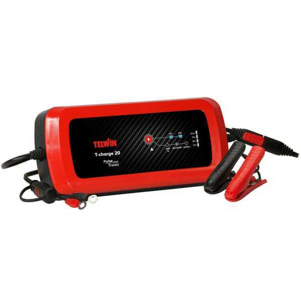 Telwin T-Charge 20 - Cargador de batería y mantenedor - batería de plomo 12-24V - 110 W en venta