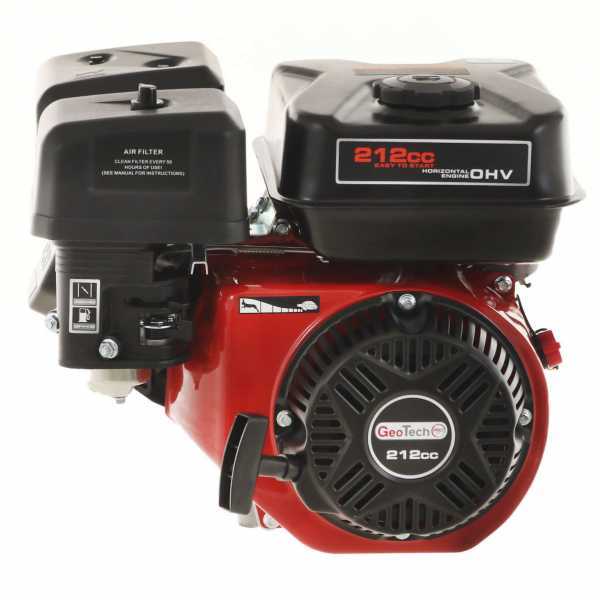 Motor de gasolina GeoTech-Pro 212 cc - eje de salida horizontal monocilíndrico de 4 tiempos en venta