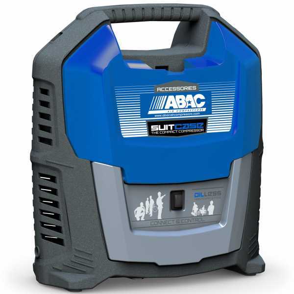 Abac Suitcase - Compresor de aire eléctrico portátil - 0 - Motor 1,5HP sin aceite en venta