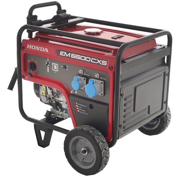 Generador eléctrico 5,0 kW monofásico Honda EM 5500CXS - Sistema AVR Inteligente