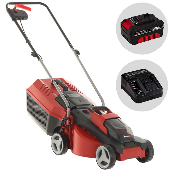 Einhell GE-CM 18/30 Li PXC - Cortacésped de batería -18V 4Ah - Corte de 30 cm