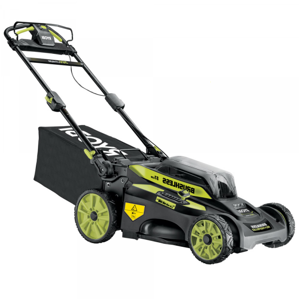 Cortacésped de batería RYOBI RY36LMX51A-160 - MAX POWER 36V - 6Ah - saco de 70 l - corte de 51 cm