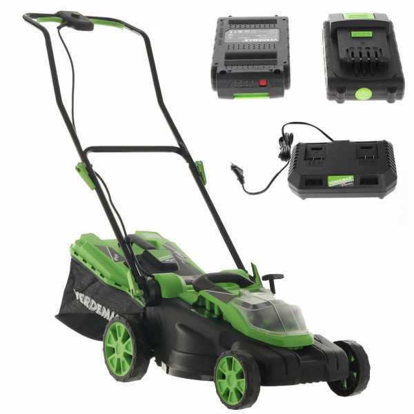 Verdemax RS20 - Cortacésped de batería - 2x20V/2.5Ah - Corte de 38 cm en venta