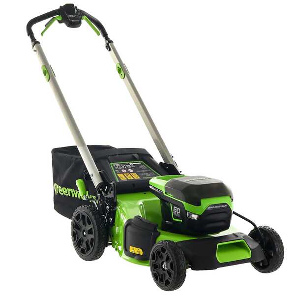 Greenworks GD60LM51SP - Cortacésped autopropulsado de batería - BATERÍA Y CARGADOR NO ESTÁN INCLUIDOS