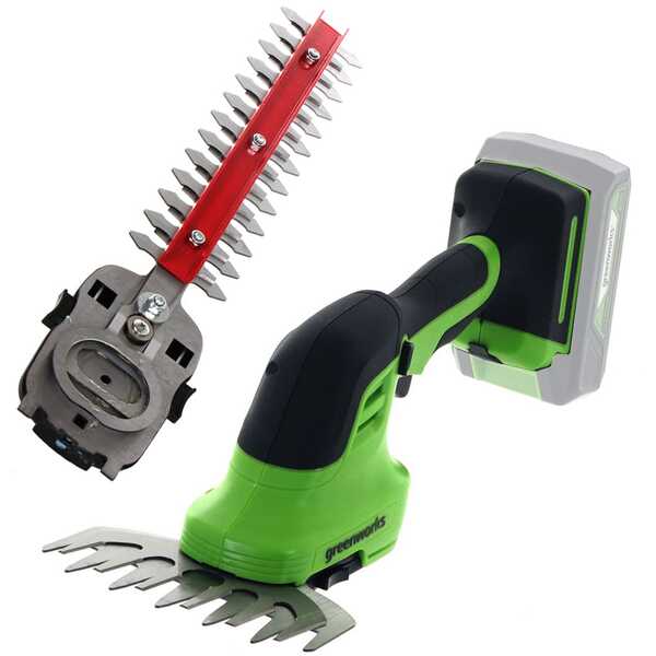 GREENWORKS G24SHT - Tijera cortacésped - BATERÍA Y CARGADOR NO INCLUIDOS