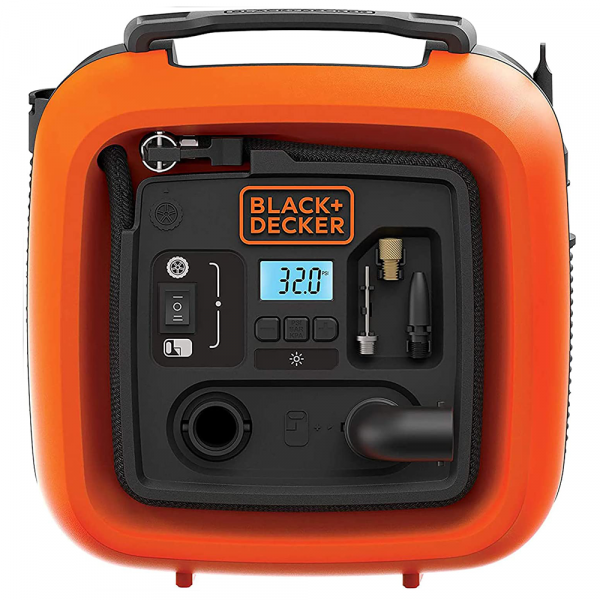 Black & Decker ASI400-XJ - Compresor de aire portátil sin aceite - 11 Bar Max en venta