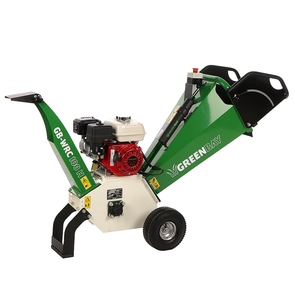 GreenBay GB-WRC 100 H - Biotrituradora de gasolina profesional - Motor Honda GX200 de 6.5 HP