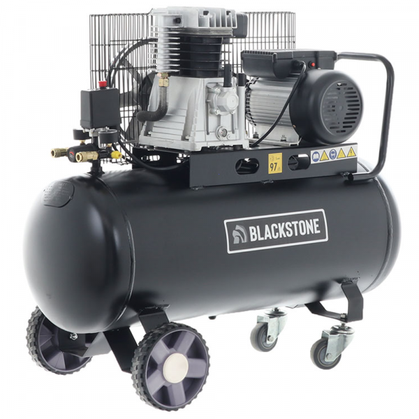 BlackStone B-LBC 100-30 - Compresor de aire eléctrico de correa - Motor 3 HP - 100 lt en venta