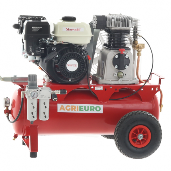 Motocompresor de gasolina Krisone 580 - Motor Sbaraglia 6,5 HP en venta