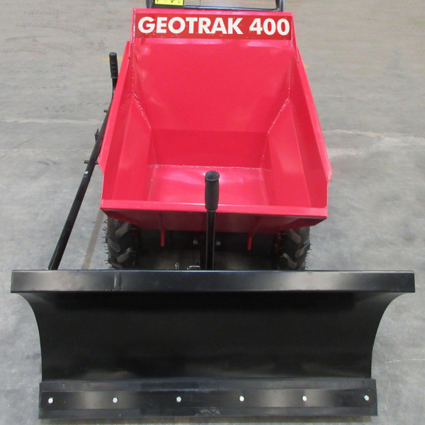 Cuchilla delantera para motocarretilla GEOTRAK 400 con cuba de 400 Kg