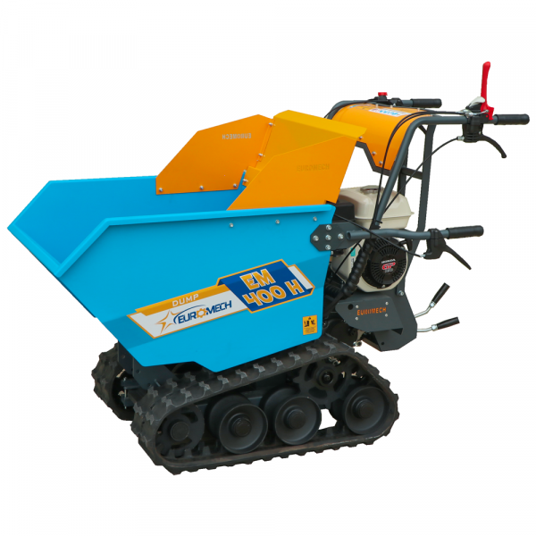 Carretilla de orugas EuroMech EM400H-Dump - Caja dumper con capacidad de 400 Kg en venta