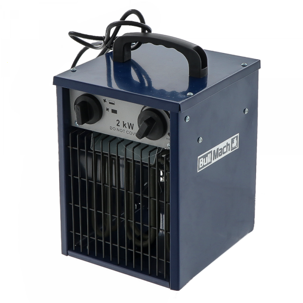Generador de aire caliente eléctrico monofásico BullMach BM-EFH 2H con ventilador - 2 kW en venta