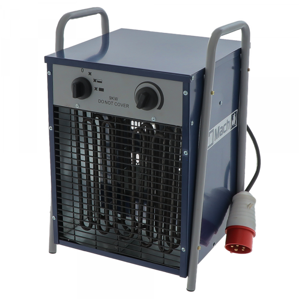 Generador de aire caliente trifásico con ventilador BullMach BM-EFH 9H - 9 kW en venta
