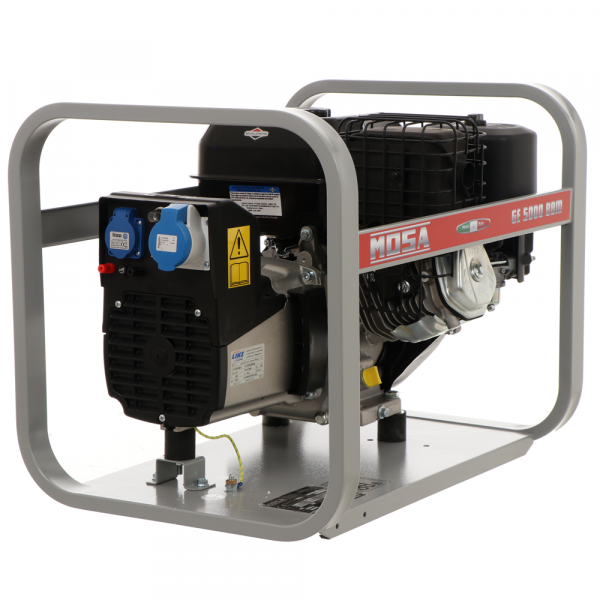 MOSA GE 5000 BBM - Generador de corriente a gasolina 4.5 kW - Continua 3.6 kW Monofásica