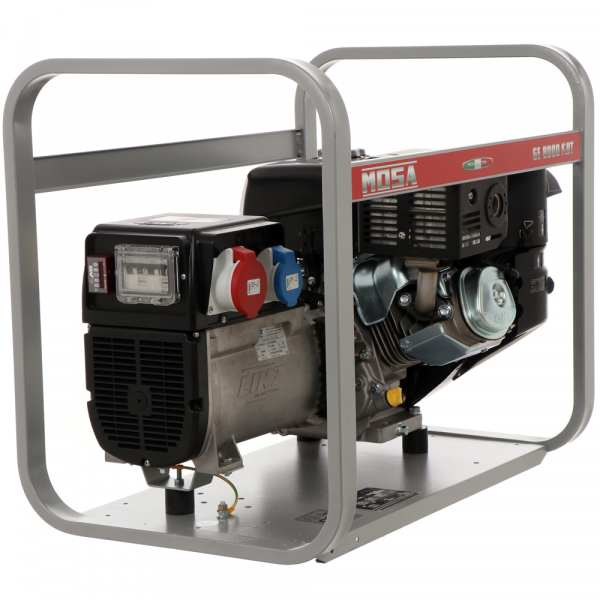 MOSA GE 8000 KBT - Generador de corriente a gasolina 6.4 kW - Continua 5.6 kW Trifásica