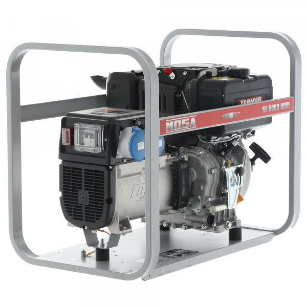 MOSA GE 6000 YDM - Generador de corriente diésel 5.1 kW - Continua 4.5 kW Monofásica