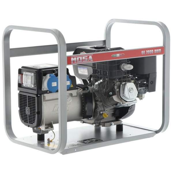 MOSA GE 7000 BBM AVR - Generador de corriente a gasolina con AVR 6 kW - Continua 5 kW Monofásica